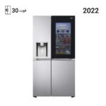 یخچال فریزر ساید بای ساید ال جی مدل GR-X267CSHS ظرفیت ۳۰ فوت رنگ نقره‌ای